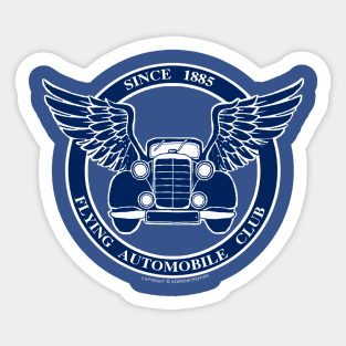 Flying Automobile Club Sticker